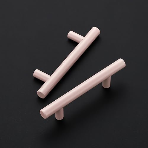 Ravinte Cabinet Handles,5" Length,3" Hole Center,Pink,60 Pack - Image 2