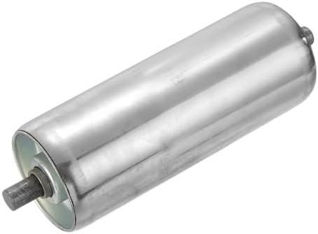 MECCANIXITY Stainless Steel Conveyor Roller 3" Diameter 8" Length Gravity Transmission Replacement Part Galvanized End (Silver) by MECCANIXITY