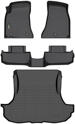 Floor Mats & Cargo Liner for Dodge Challenger RWD 2015-2023 Set by HAFIDI