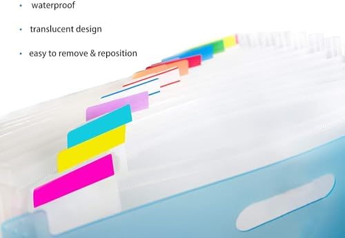 ELII 900 Pcs 2 Inch Sticky Index Tabs - Colorful Writable Book Tabs - Image 3
