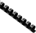 Binditek Plastic Binding Comb Spines, 5/8 Inch, 19 Ring, Black, 100 Pack by Binditek