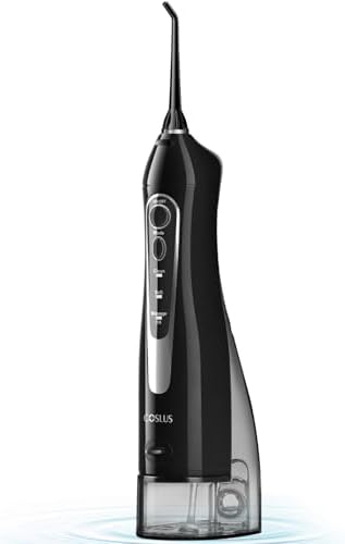 COSLUS ADA Accepted C20 Water Dental Flosser Teeth Pick, 300ML Larger Tank by COSLUS