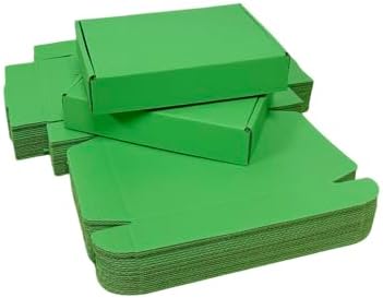 30 Pack 9.8x7.9x2.8 in Green Shipping Boxes - Image 3