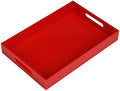 Sturdy Red Acrylic Serving Tray by KEVLANG