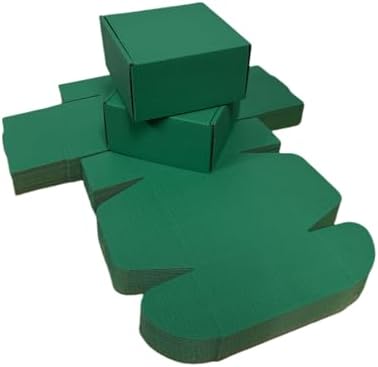 20 Pack 9.8x9.8x4 in Hunter Green Shipping Boxes - Image 4