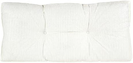 Klear Vu The Gripper Non-Slip Tufted Bench Cushion for Indoor Furniture, Assembled in USA, Entryway Storage, Bay Window, Corner Nook or Piano Seat, 30 Inches, Solid Ivory - Image 3