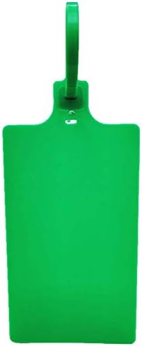 Plastic Seals Shipping Tags Logistics Use Big Sign Tie Large Label Tie, 255mm Total Length, Package of 100pcs (Green) by XF-Vel