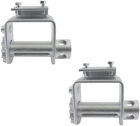 Mytee Products 2 Pack Standard Sliding Bolt on Winch - 5,500 lbs WLL Durable Zinc Coated Steel Bolt-On Winch Application Upto 4 Inch Wide by MyteeProducts
