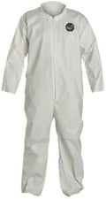 DuPont ProShield 60 NG120S Disposable Protective Coverall with Open Cuff, White, Medium (Pack of 25) by DuPontPersonalProtection