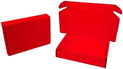 50 Pack 7.5x4.3x1.6 in Red Shipping Boxes - Image 6
