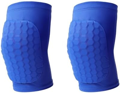 Volleyball Knee Pads Can Be Worn By Both Men And Women. Volleyball, Football, Cycling, Climbing And Dancing Can All Be Worn(Blue,Large) by Unknown
