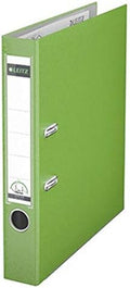 Leitz Lever Arch File, Light Green, A4, 50mm Width, Plastic, 10150050 by Leitz