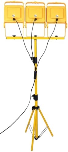 24000 Lumens LED Portable Work Light with Tripod Stand(1500W Equivalent) - Image 4