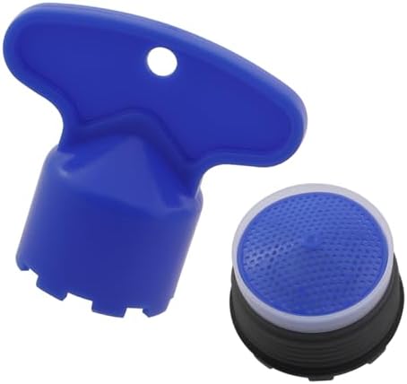 6PCS M18.5 Faucet Aerator Set Bathroom Sink Flow Restrictor Blue Kitchen Splash Guard Filter Spout Accessory Includes 2 Removal Wrench Tools - Image 5