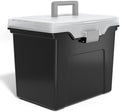 Staples File Folder Tote, Portable Filing Box for Letter Size Hanging Files by Staples