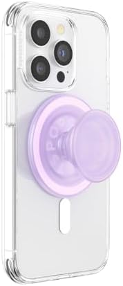 PopSockets Phone Grip for MagSafe, Magnetic Holder- Opalescent Clear - Image 2