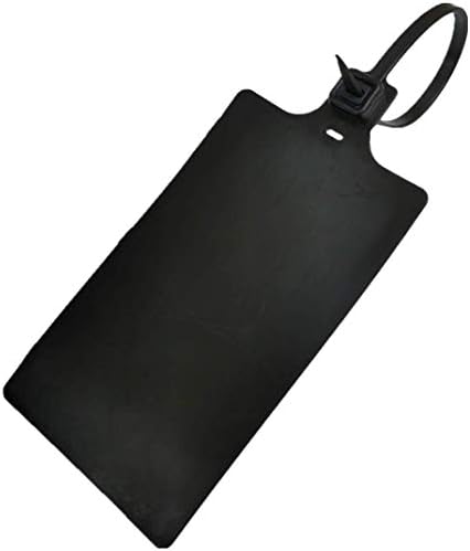 Plastic Seals Shipping Tags Logistics Use Big Sign Tie Large Label Tie, 255mm Total Length, Package of 100pcs (Black) by XF-Vel