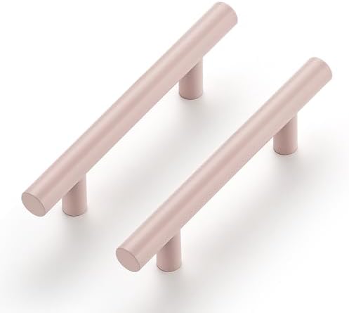 Ravinte Cabinet Handles,5" Length,3" Hole Center,Pink,24 Pack by Ravinte