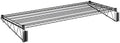24" x 60" Wire Black Epoxy Wall Mount Shelf, Commercial Fixed Wall Mount Rack, NSF, Metal Floating Shelving for Kitchen, Stock Rooms, Home and Hotel by Zedfire