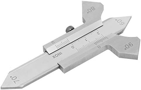 Weld Stitch Gauge, Stainless Steel Welding Measurement Tool for Fillet Weld Inspection and Stitch Angle Measurement, Ideal for Professional Welders and Metal Fabricators - Image 3
