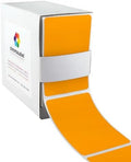 ChromaLabel Fluorescent Orange Rectangle Labels, 2 x 3 Inch, 250/Box by ChromaLabel
