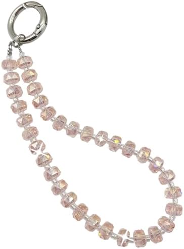 TENOC Beaded Phone Wrist Strap, Pink by TENOC