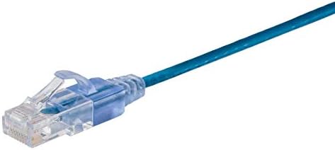 Monoprice Cat6A Ethernet Patch Cable - 25 Feet - Red (5-Pack) Snagless RJ45, UTP, Pure Bare Copper Wire, 10G, 30AWG - SlimRun Series - Image 6