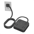 TESSAN Surge Protector Flat Extension Cord 15Ft, Flat Plug Power Strip by TESSAN