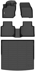 GINOWY-Floor Mats & Cargo Liner for Volkswagen Tiguan 2025 2026, TPE All Weather for VW Tiguan Floor Mats, Waterproof Non-Slip Trunk Mat Floor Liners Accessories Black by GINOWY