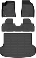 All Weather Car Floor Mats & Cargo Liner for 2010-2015 RX RX350 RX450h Custom Fit Full Set Accessories - Black by HAFIDI