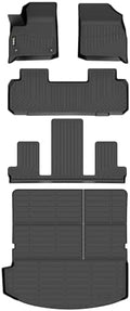Wailtnb- for Buick Enclave 2018-2024 Floor Mat Cargo Mat All Weather Automotive Floor Liner Car Mat Custom Fit for Enclave Accessories Black by Wailtnb