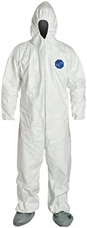 DuPont Tyvek 400 TY122S Disposable Protective Coverall Hood, Boots by DuPontPersonalProtection