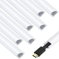 ZhiYo 142in Corner Cable Hider for 1 Cord, Hide Wires on Wall Corner, White by ZhiYo