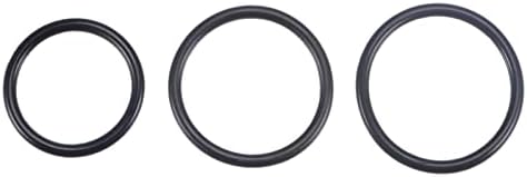 MECCANIXITY Nitrile Rubber O-Rings 50mm 58mm 60mm OD 40mm 48mm 50mm ID 5mm Thick Seal Gasket, Black 30in1 Set by MECCANIXITY
