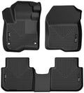 Husky Liners Weatherbeater Floor Mats | Fits 2024-2026 Honda CR-V (Includes Hybrid Models) | Front & 2nd Row, 3-pc Black - 99411 by HuskyLiners%C2%AE