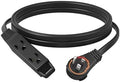 DEWENWILS 10FT 360° Rotating Flat Plug Extension Cord/Wire, 16/3,ETL Listed by DEWENWILS