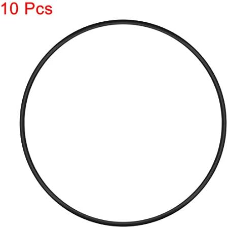 uxcell Nitrile Rubber O-Rings 120mm OD 115.2mm ID 2.4mm Width, Metric Sealing Gasket for Automotive Machine Plumbing, Pack of 10 - Image 2