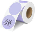 JOYIT 2'' Purple Thermal Labels - 600pcs Round Thermal Printer Labels by JOYIT