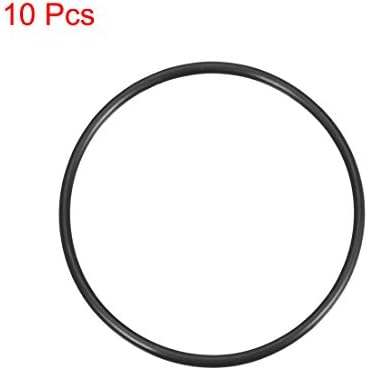 uxcell Nitrile Rubber O-Rings 65mm OD 58.8mm ID 3.1mm Width, Metric Sealing Gasket, Pack of 10 - Image 2