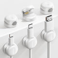 Lamicall 6 Pack Cable Management Clips, 1s Lock Spring Compact Cord Holder by Lamicall