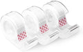 Amazon Basics Matte Finish Invisible Tape with Dispenser, 3/4" x 300" (8.33 Yards), Translucent, 3-Pack by AmazonBasics
