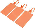 Plastic Seals Shipping Tags Logistics Use Big Sign Tie Large Label Tie, 255mm Total Length, Package of 100pcs (Orange) by XF-Vel
