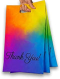Donyson Rainbow Poly Mailers, 12x15, 50 Pack, Colorful Shipping Bags by Donyson