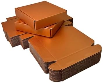 50 Pack 5.1x5.1x1.2 in Copper Shipping Boxes - Image 4
