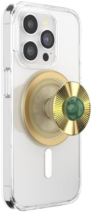 PopSockets Phone Grip for MagSafe, Magnetic Holder- Gem Brooch Jade by PopSockets