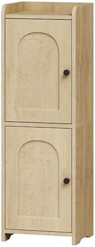 Hzuaneri Bathroom Storage Cabinet, Small Corner Floor Cabinet with 2 Doors - Image 7