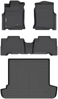 AIPOIL® Floor Mats & Cargo Liner Set for 2003-2009 Toyota 4Runner 5 Seats All Weather Protection TPE Anti-Slip Automotive Full Set Custom Car Mats Accessories - Black by AIPOIL