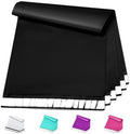 Metronic Black Poly Mailers 14.5x19 100 Pack, Large Self Seal Shipping Bags by METRONIC