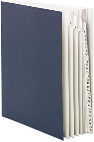 Smead Desk File/Sorter, Daily (1-31), 31 Dividers, Letter Size, Blue (89294) by SMEAD