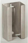 Glove Dispenser, Stainless Steel, 1 Box by Unknown